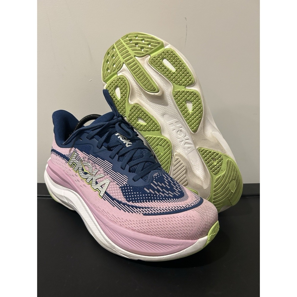 Size 10D Hoka Skyflow Midnight Pink Twilight Running Shoes Women's Wide 1155118